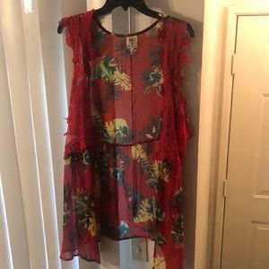 Self Esteem, Floral Sleeveless Cardigan